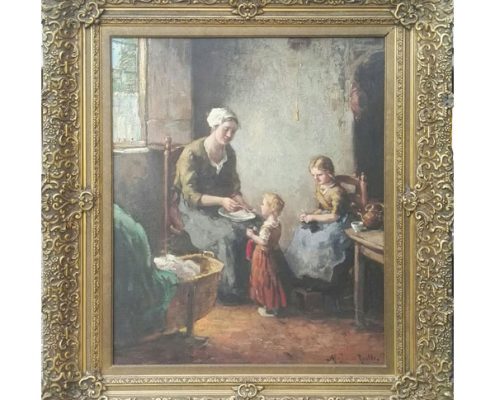 Marinus Julius van Raalte - Moeder en kind - NL-Antiques