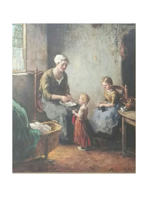 Marinus Julius van Raalte - Moeder en kind - NL-Antiques
