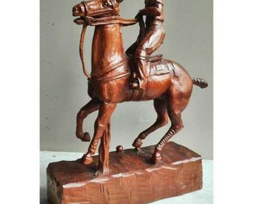 Hector Garbati - Polospeler op paard - NL Antiques