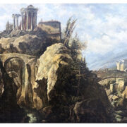 Berglandschap met brug