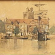 Stadsgezicht Dordrecht. J.H van Mastenbroek